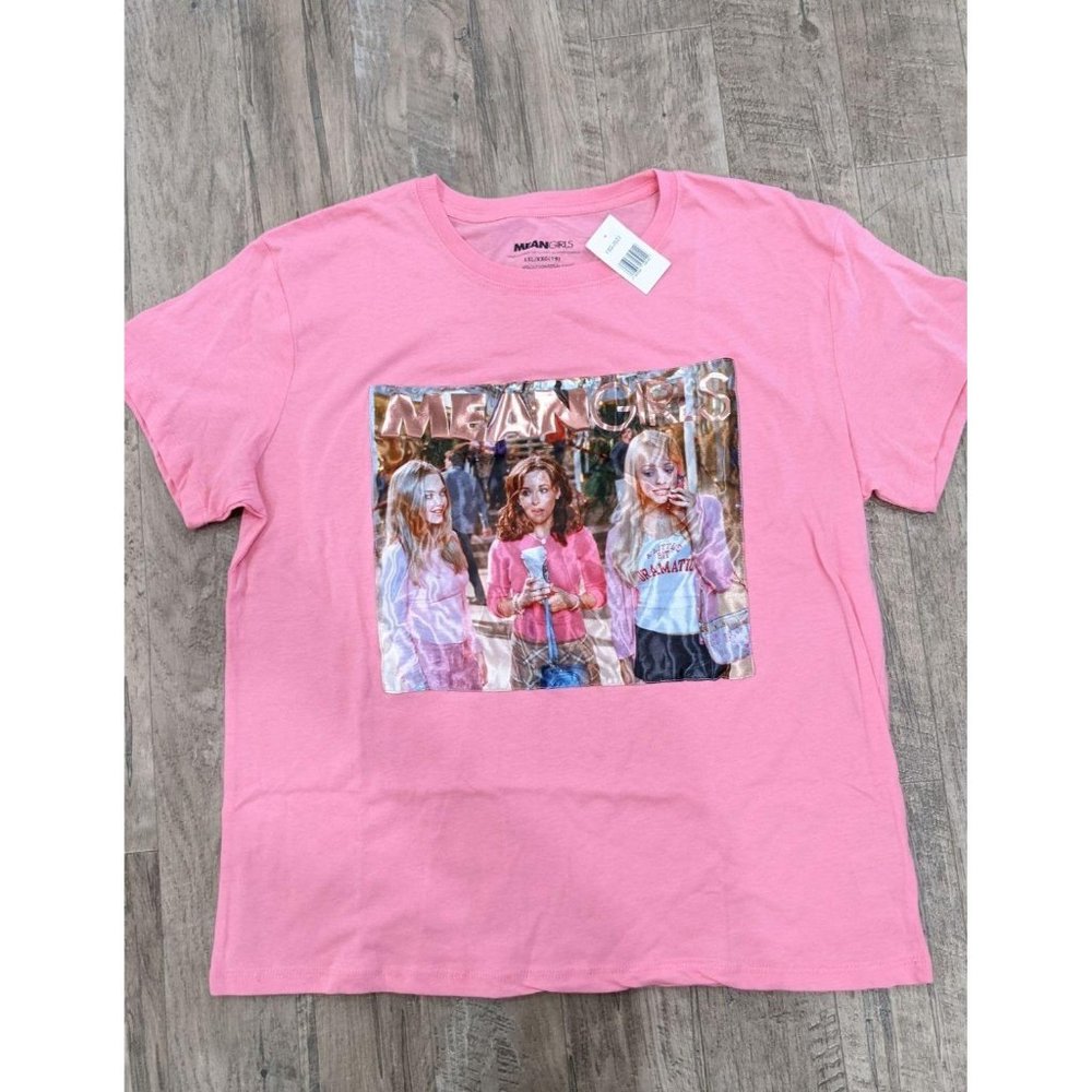 NWT Mean Girls pink shirt XXL